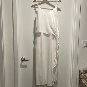 Club Monaco maxi dress, white, size 2